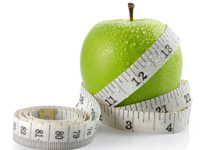 Measuring Tape Over the Apple